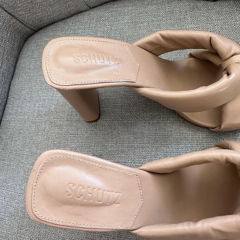Schutz Fairy Square Toe Wrapped Heel NEW - Picture 3 of 7